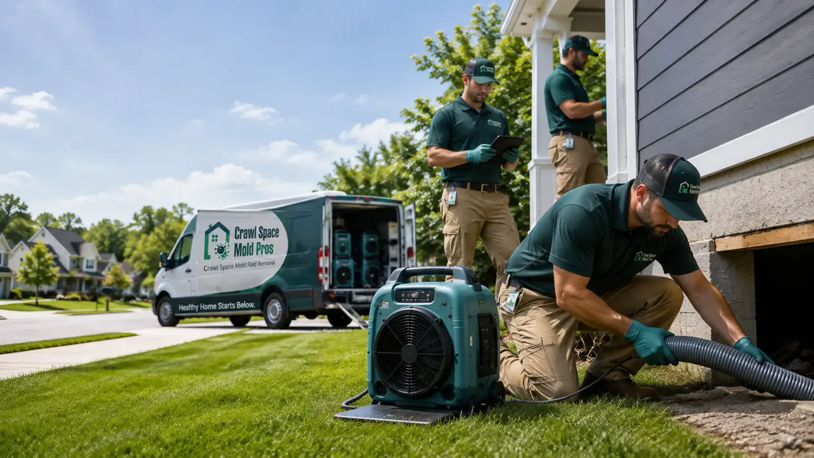 Crawl Space Mold Removal in Bancroft, WI